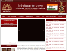 Tablet Screenshot of kv1raipur.com